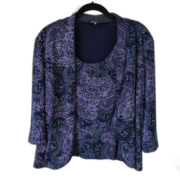 Dressy 2 Piece Jacket and Tank - Size XL - Picture 1 of 7